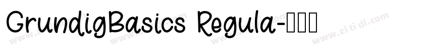GrundigBasics Regula字体转换